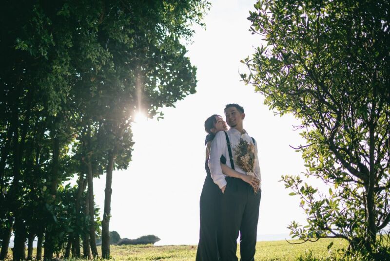 ロケーション2  グリーンの中で