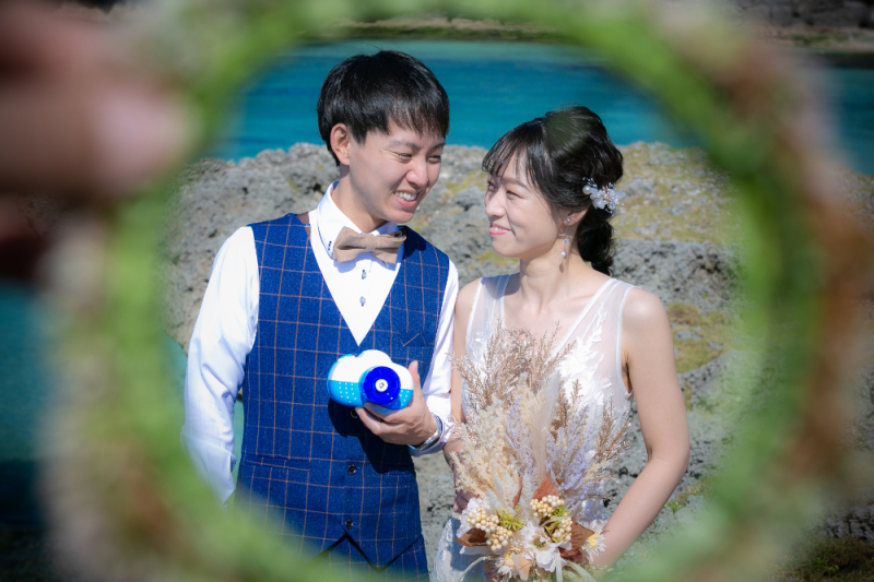 自然のフレームに収まって