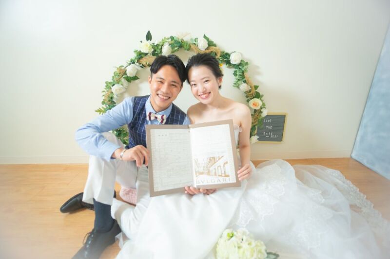 スタジオから撮影開始♪