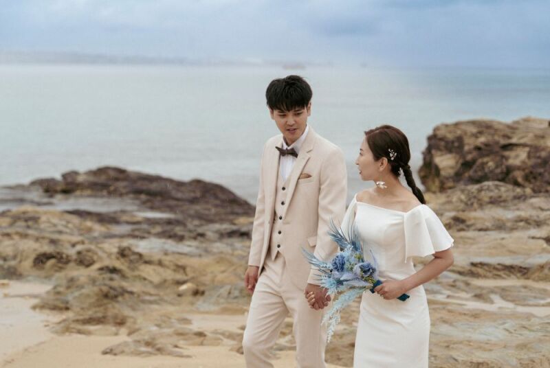 徒歩2分以内でビーチ到着