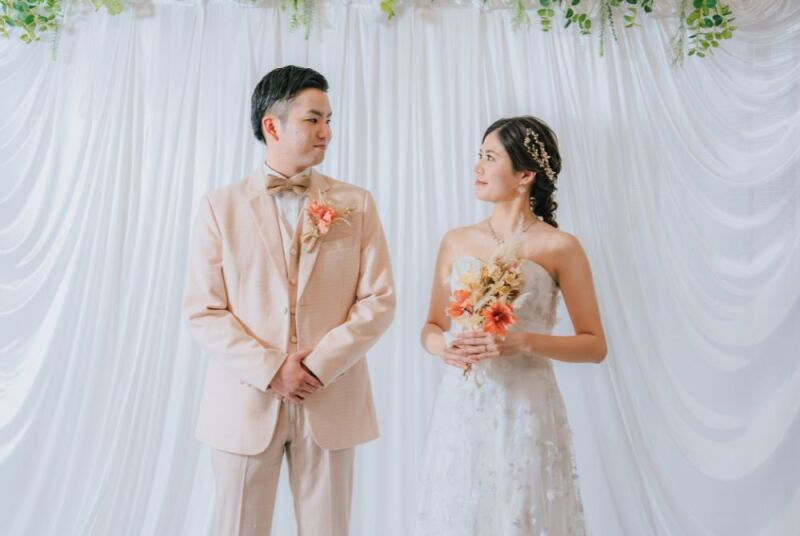 まずはスタジオ撮影から