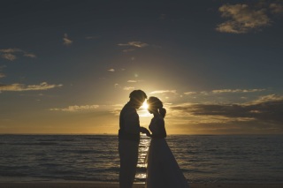 西海岸でサンセット撮影♪