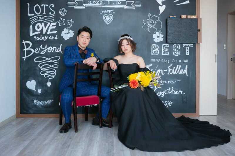 身支度を整え、スタジオ撮影♬