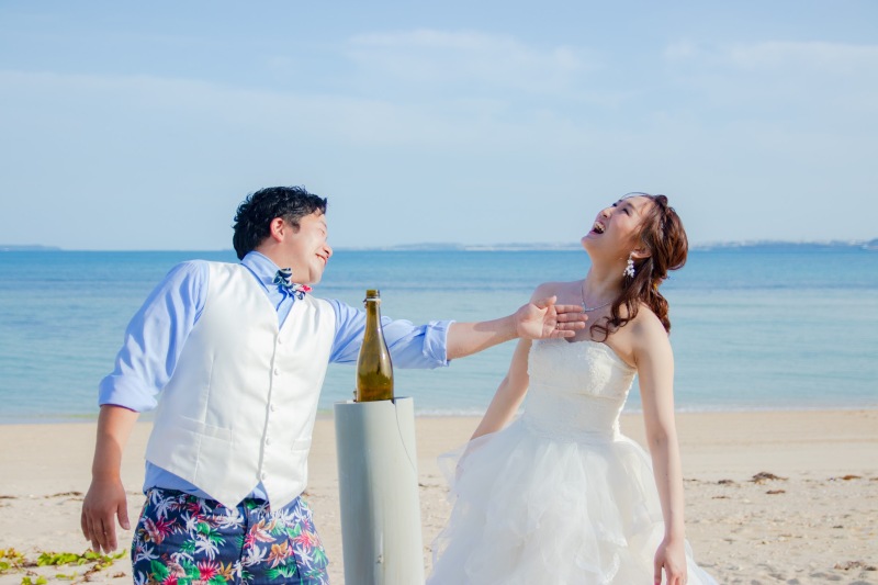 お二人らしさ満点のアイディアフォト♪