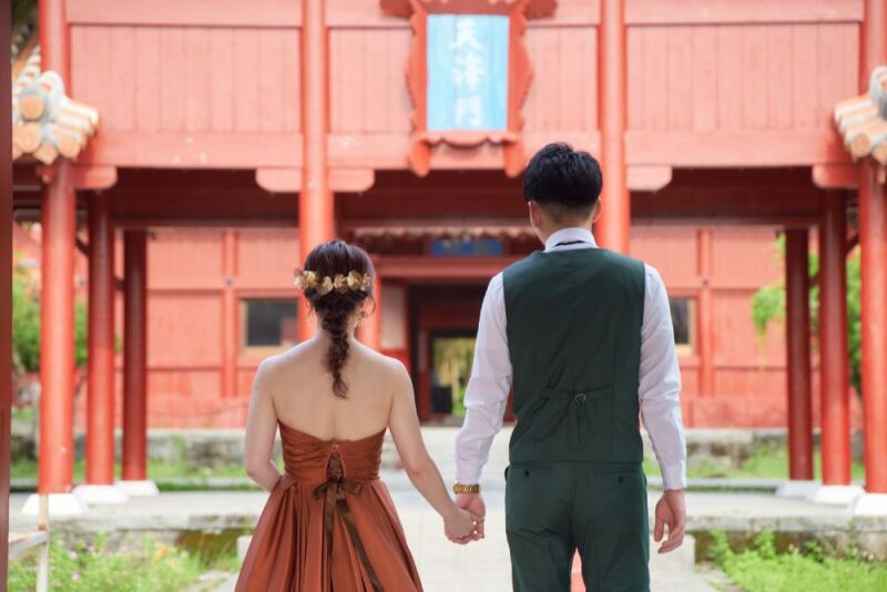 ドレスとマッチして。。