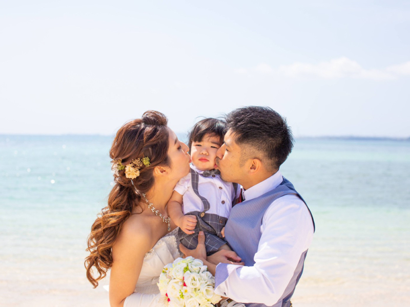 ほっぺにチュ・・・う??