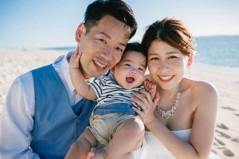 ご家族三人で(^^♪