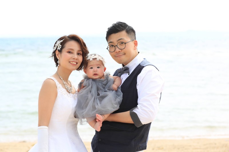 お子様も一緒にファミリーウェディング