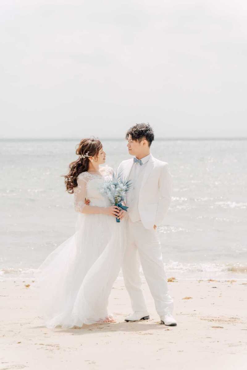 ビーチ撮影開始