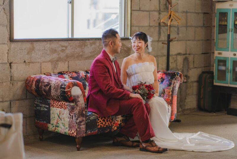 サロンでお支度＆スタジオ撮影からスタート！