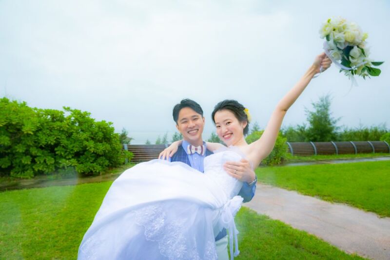 雨も吹っ飛ばして♬