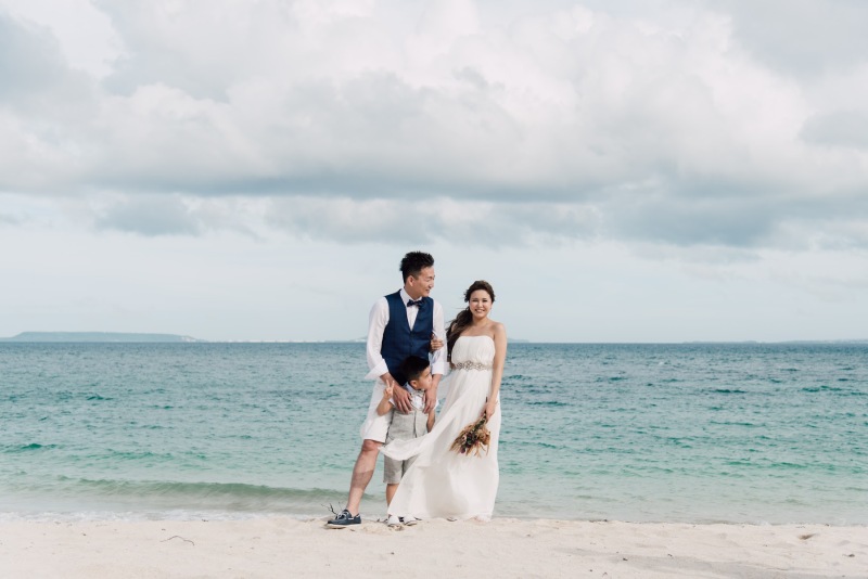 ビーチ撮影スタート