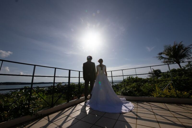 幻想的なシルエット