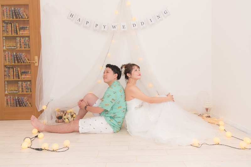 まずはスタジオ撮影から