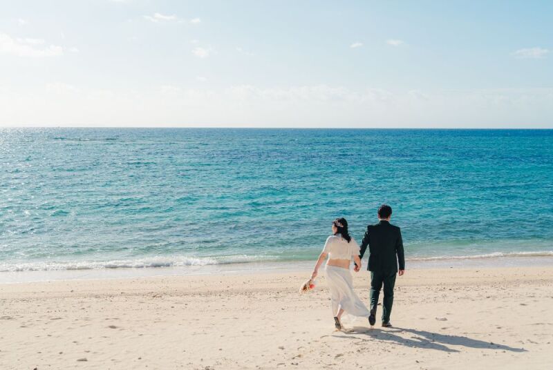 沖縄の海サイコー(^^♪