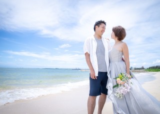 自然体で素敵なお2人のウェディングフォト撮影