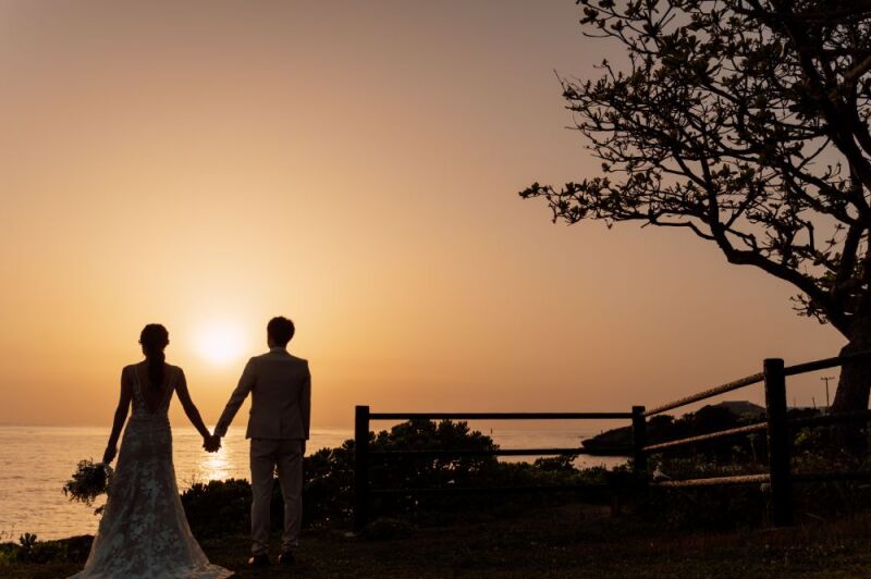 夕陽にうっとり