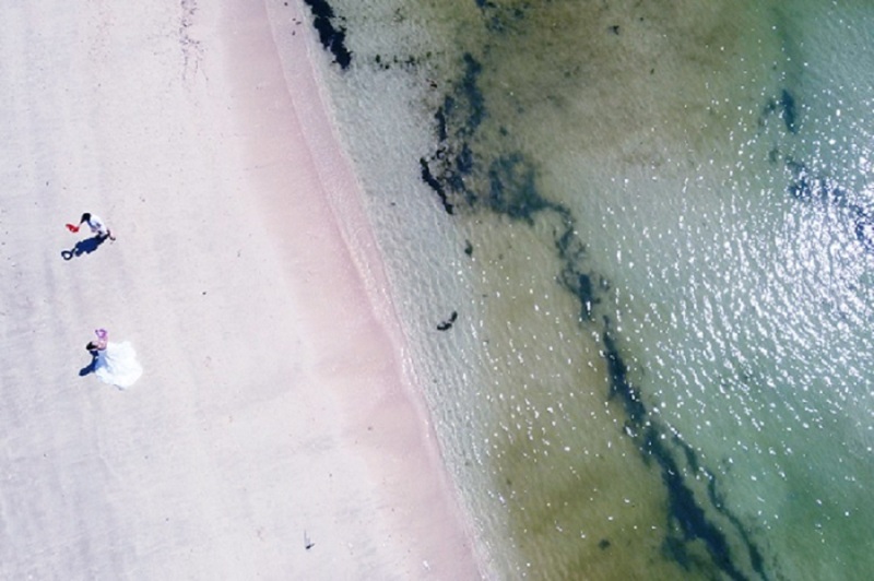 撮影風景を空撮！