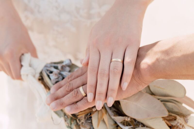 ウェディングリングも