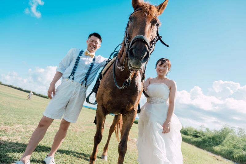 素敵な馬と顔合わせ♪