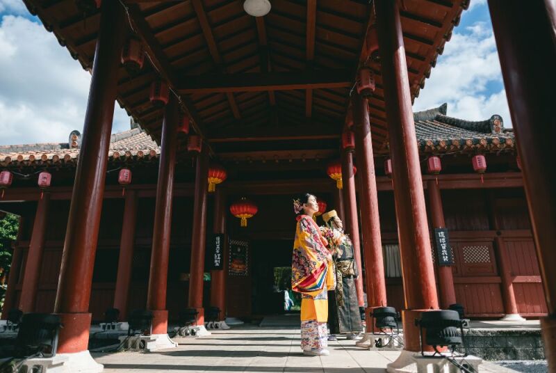 琉球王朝の世界に迷い込んだような特別なひととき。