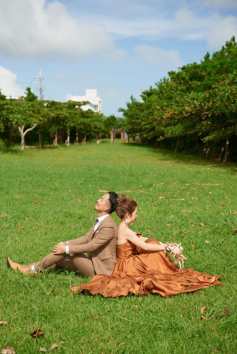 グリーンに囲まれて