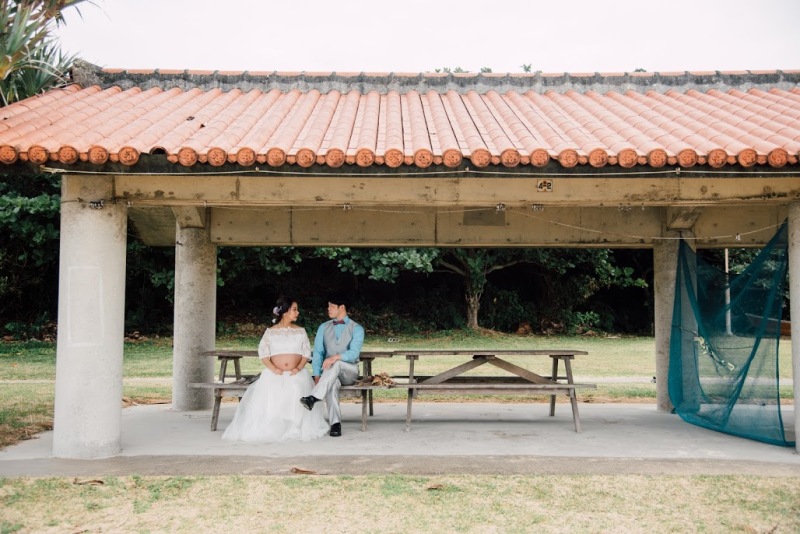 瓦屋根で沖縄気分