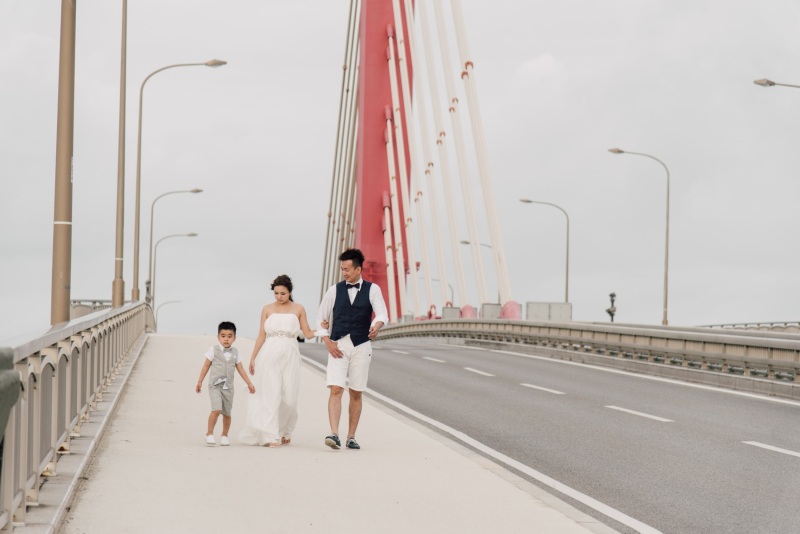 最後に海中道路で！