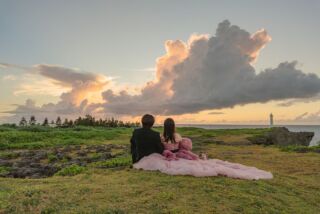 「イサムモリタ」ドレスで彩るサンセットロケ