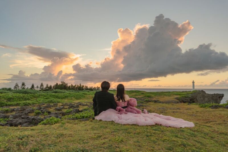 「イサムモリタ」ドレスで彩るサンセットロケ