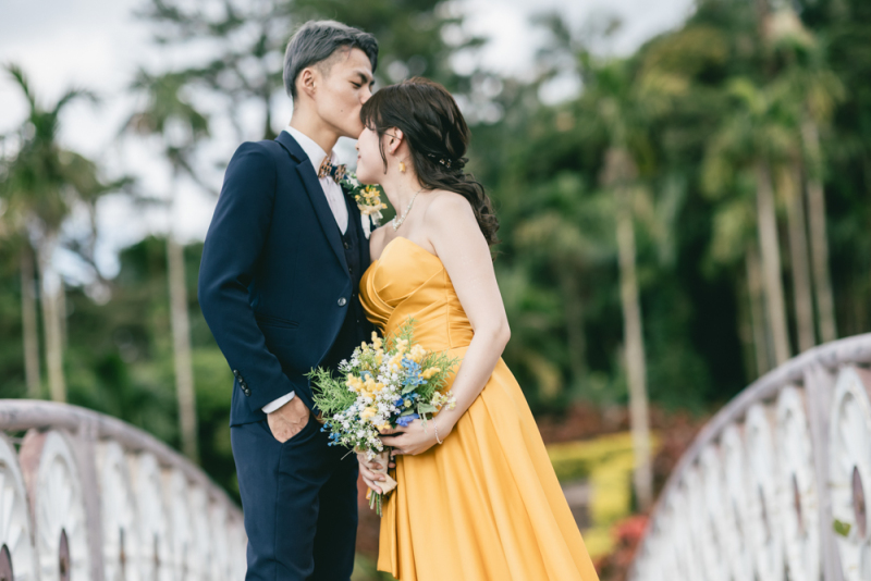 白い橋で美しい一枚を