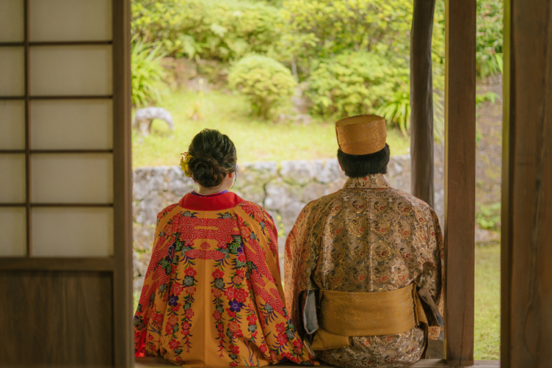 お二人のご意向でお顔の写っていない写真のみ