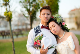 草花ヘアウェディング