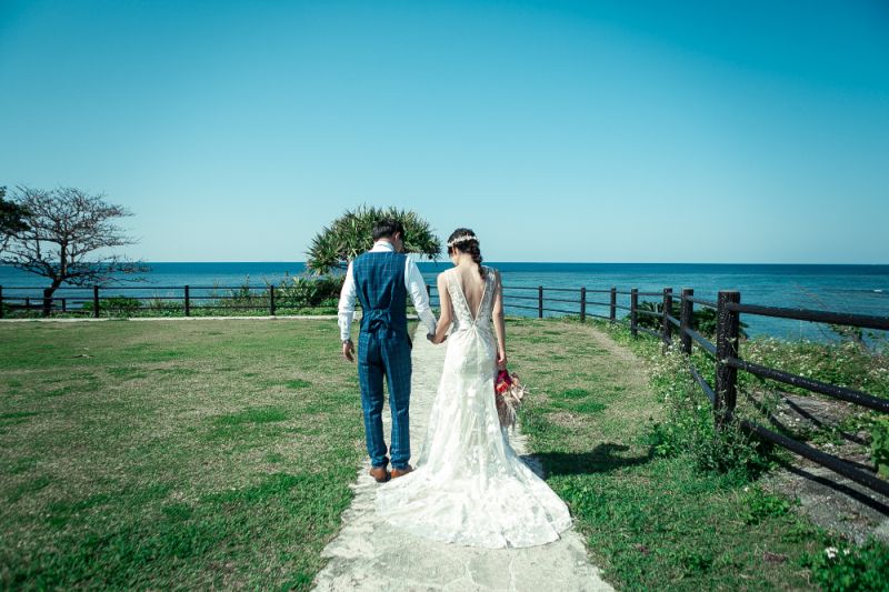 青とグリーンのコラボ