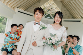 チャペル付きプラン＋SUPボード撮影オプション追加