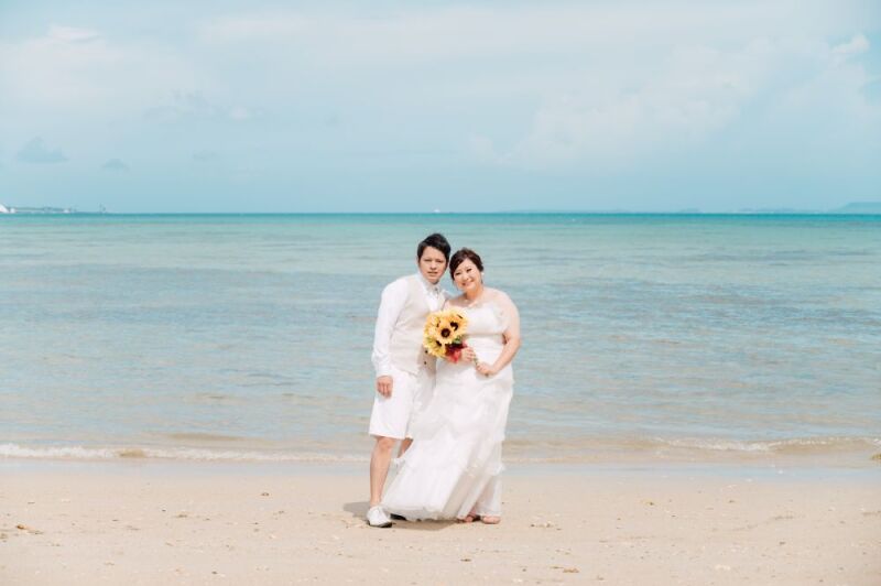 次はビーチ撮影！