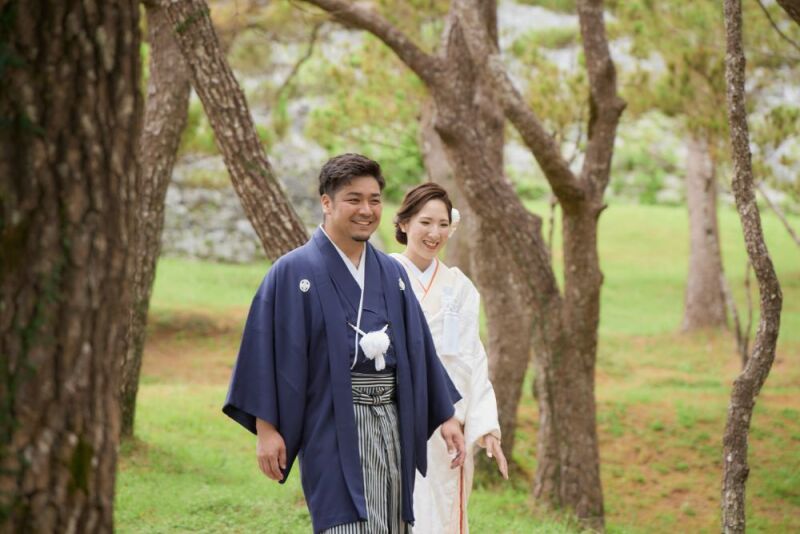 緑の中を移動中も素敵♡