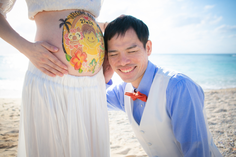 嬉しそうなパパ