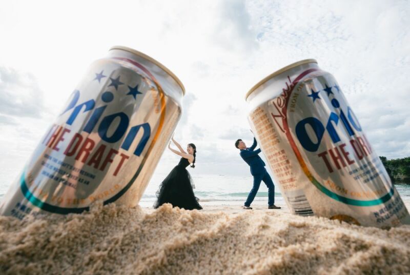沖縄ならではのオリオンビールとのコラボ