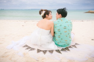 撮影もマリンアクティビティも！元気に沖縄満喫♪