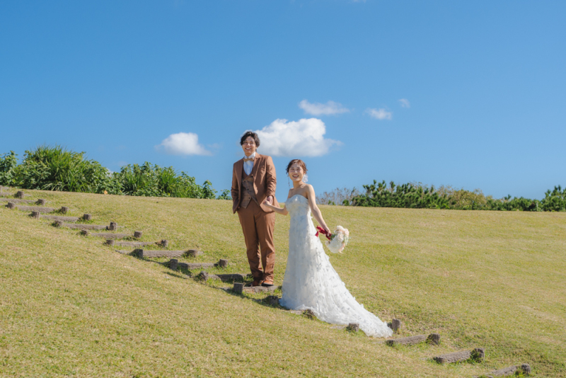 青空の下、素敵すぎるロケーション