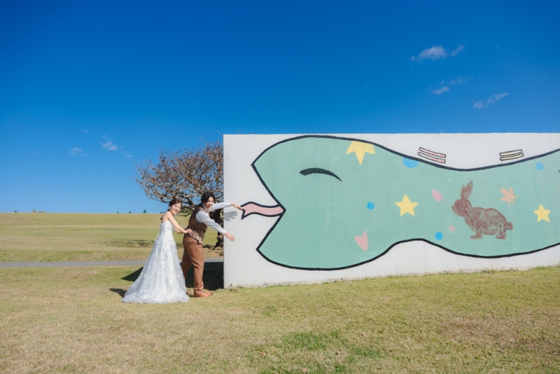 残波岬公園撮影