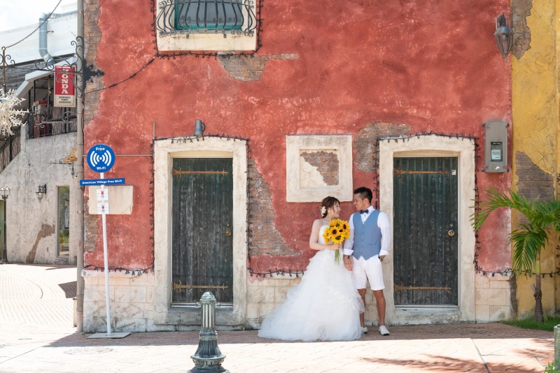 アメリカンビレッジで撮影スタート