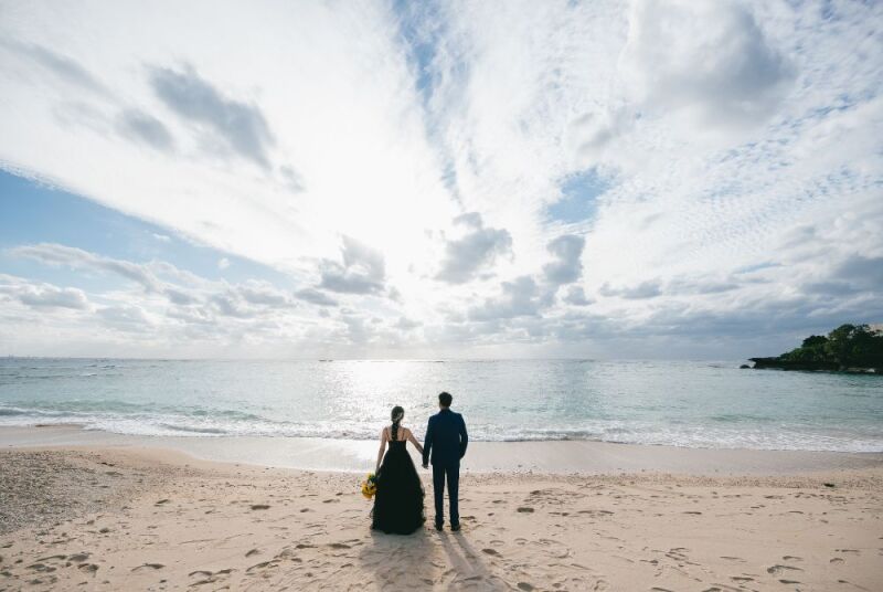 ロケ地2: 沖縄中部のビーチ