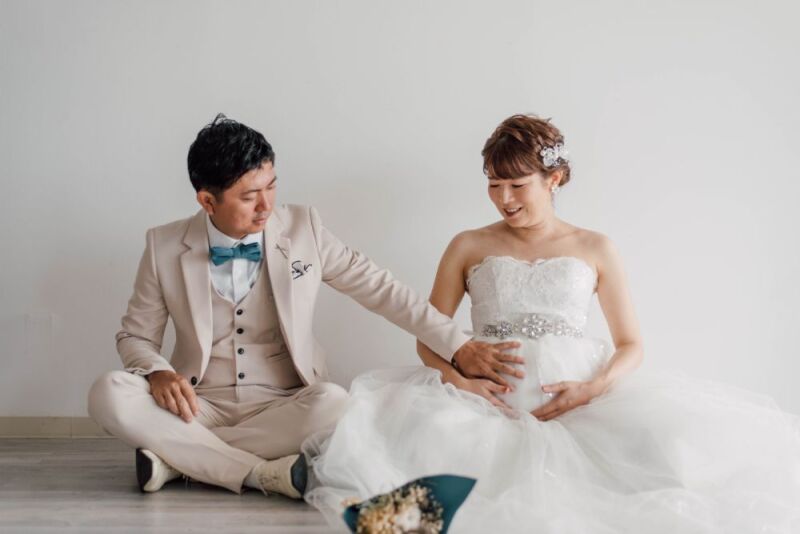 まずはスタジオ撮影から