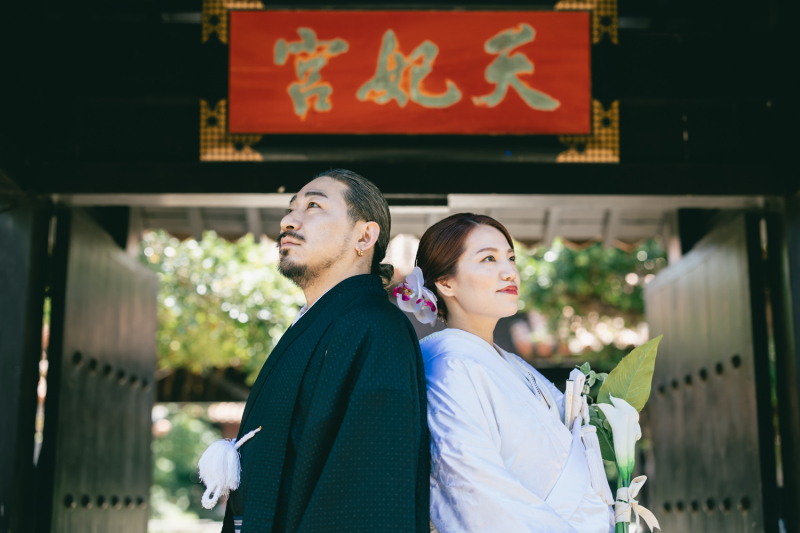 琉球エンターテイメント(琉球ウェディング・studioCASA)_歴史的建造物で撮影できる