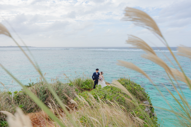 琉球エンターテイメント(琉球ウェディング・studioCASA)_海で撮影できる