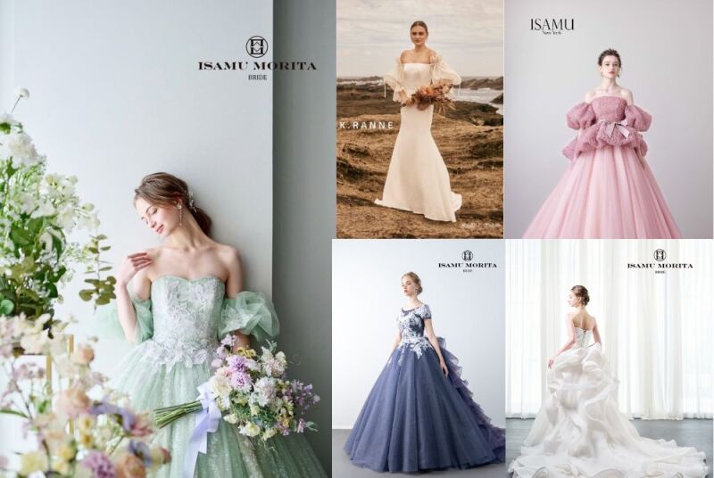 琉球ウェディング・studioCASA_ウエディングドレスが豊富