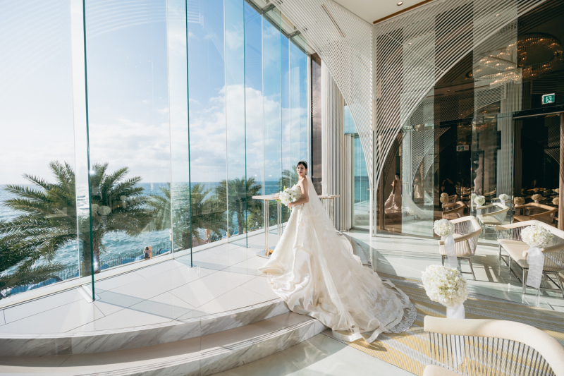 海が見える最高のロケーションで最高の思い出を