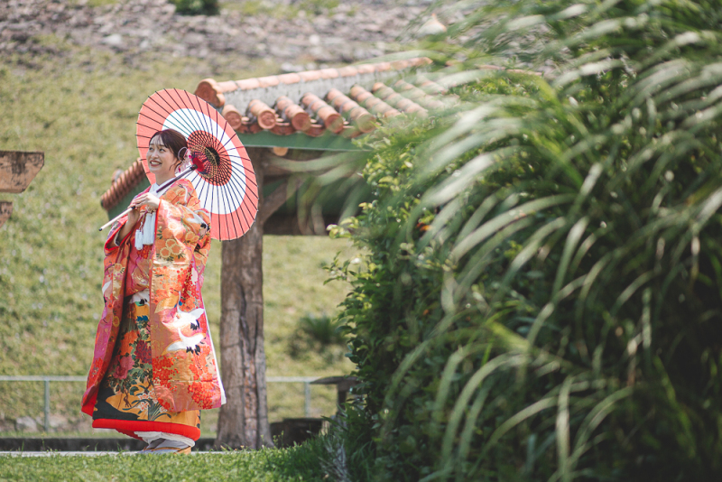 琉球エンターテイメント(琉球ウェディング・studioCASA)_色打掛・着物が豊富